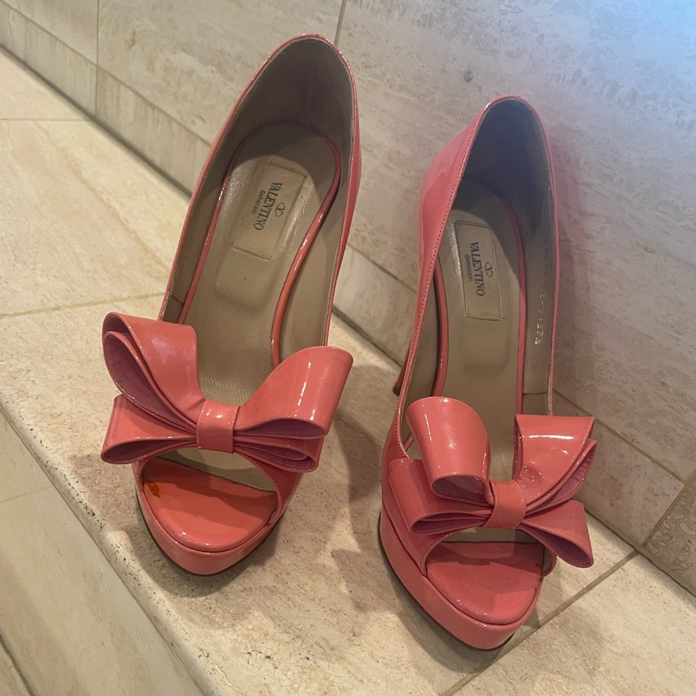 Valentino pink shoes.